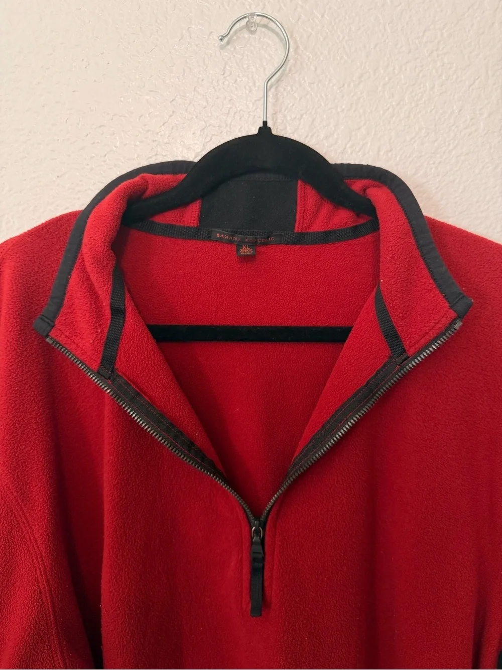 Banana Republic Ted Quarter-Zip Fleece Sweater